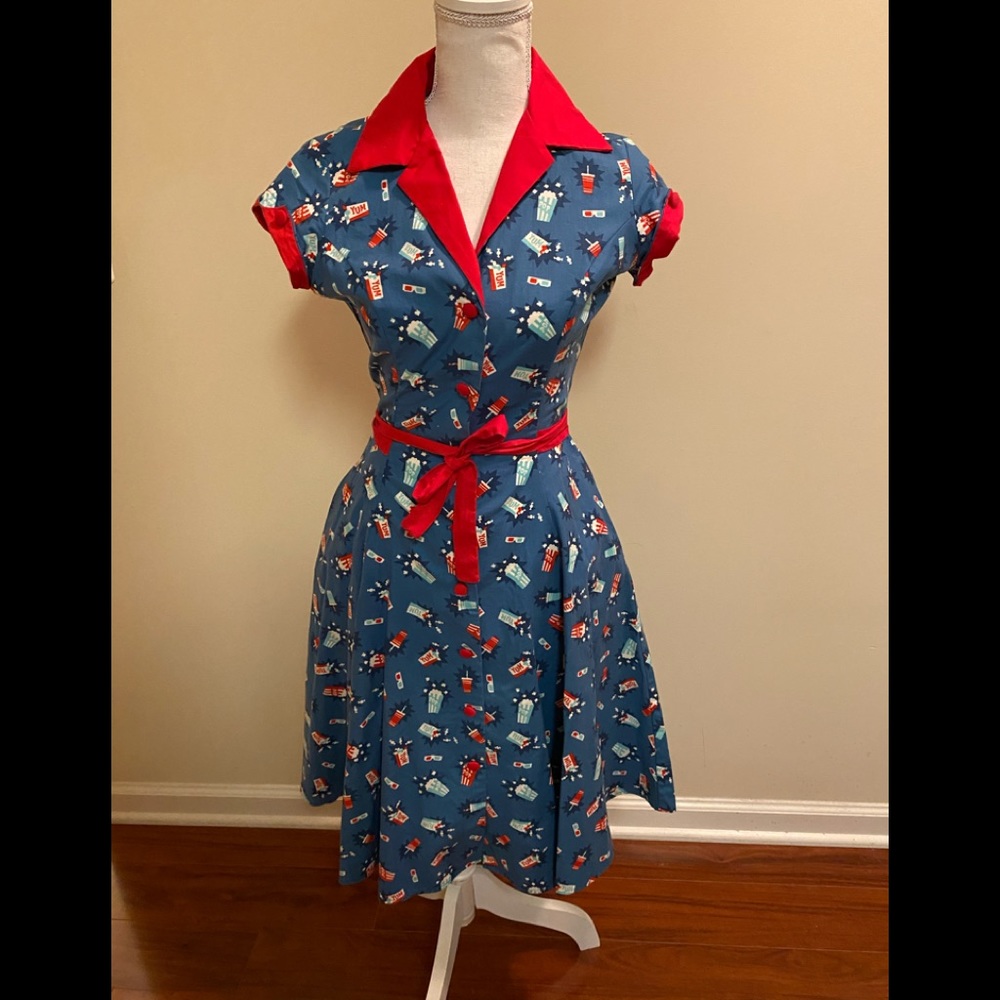 Crazy cute 50s pin up mod Dollz and Dames dress